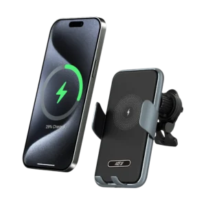 Cargador Inalámbrico de Auto Inteligente