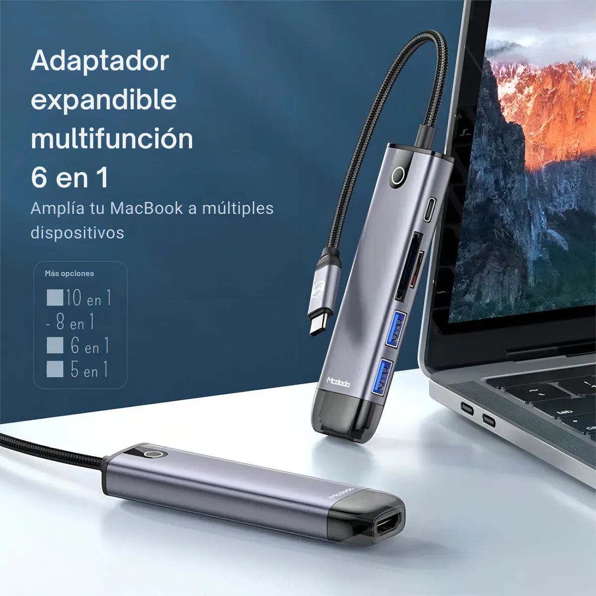 Hub Mcdodo 6 En 1 - Imagen 7