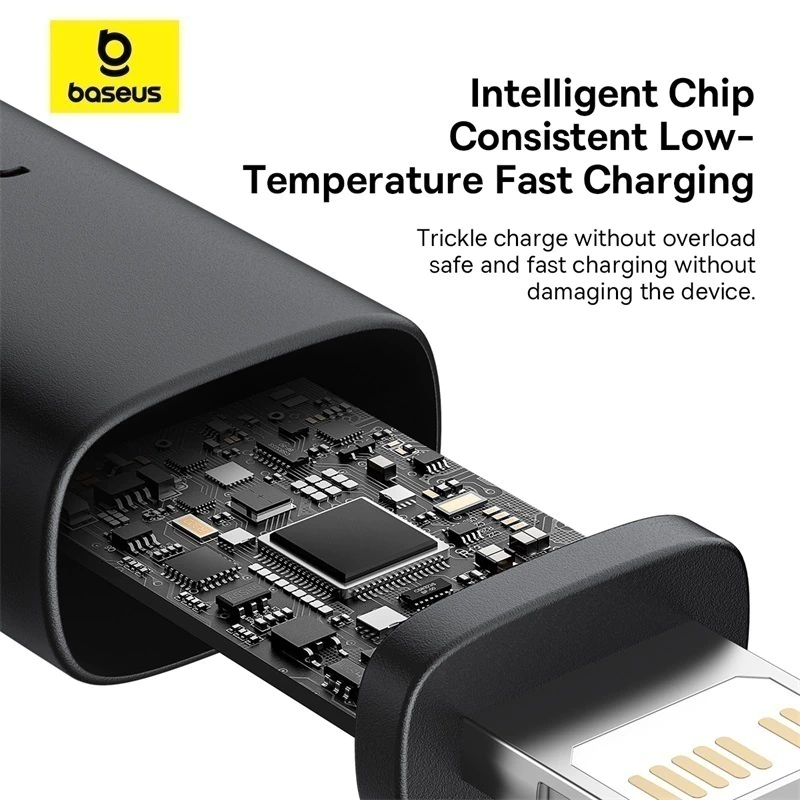 Cable Certificado BASEUS Dura Series USB-C a Lightning 20W 2 Metros - Imagen 8