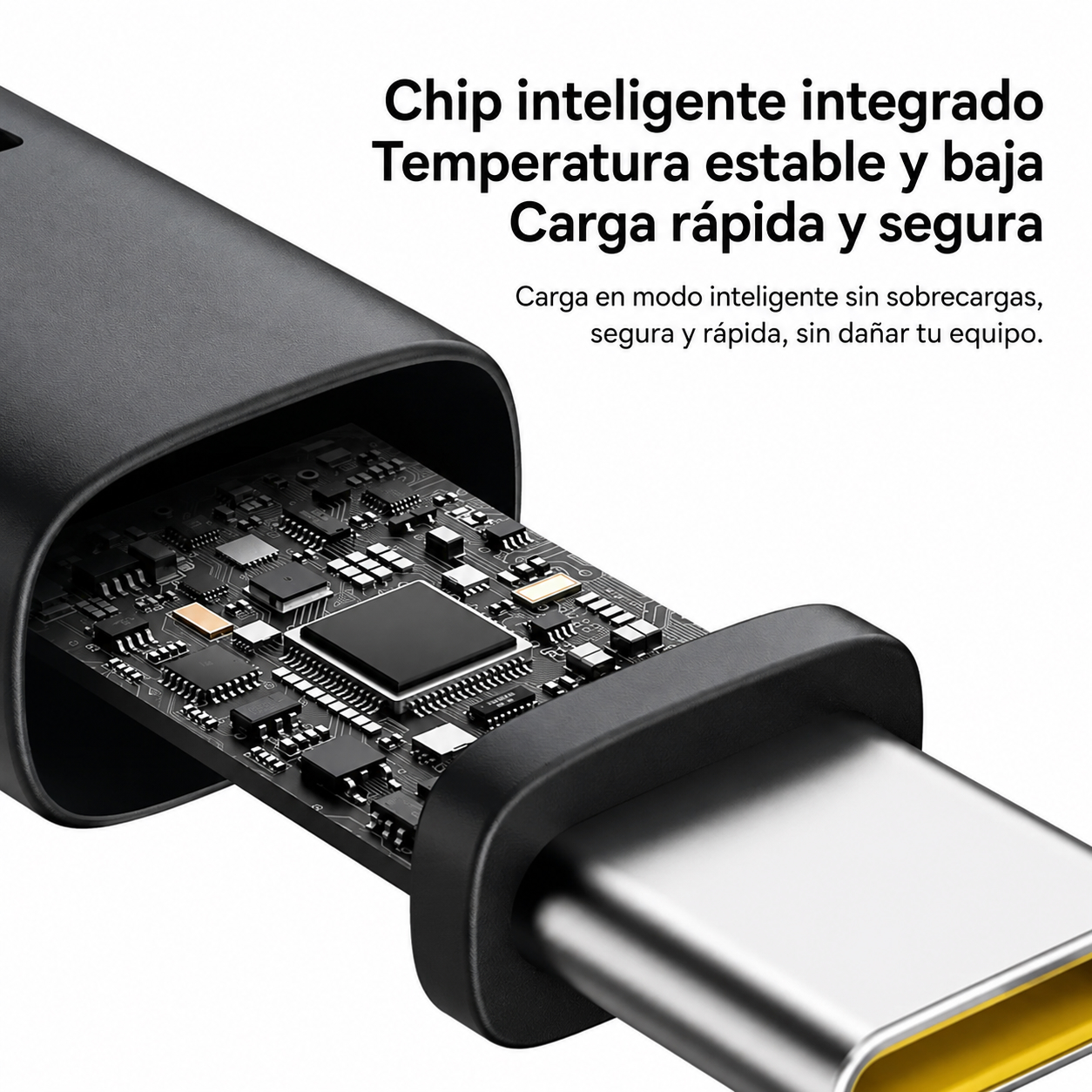 Cable Certificado BASEUS USB-C 20W 100W 480Mbps 2Metros - Imagen 4